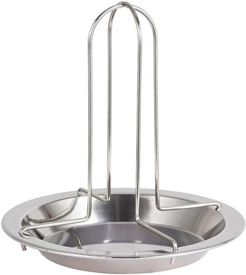 Kip Roaster Rack Verticale Kip Houder Outdoor Koken Met Olie Tray