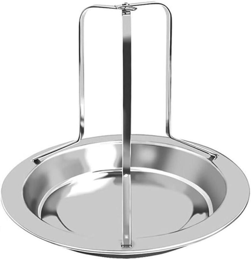 Kip Rooster Kiphouder Grill Kip Grillen Roestvrij Staal 15.3 cm Zilver
