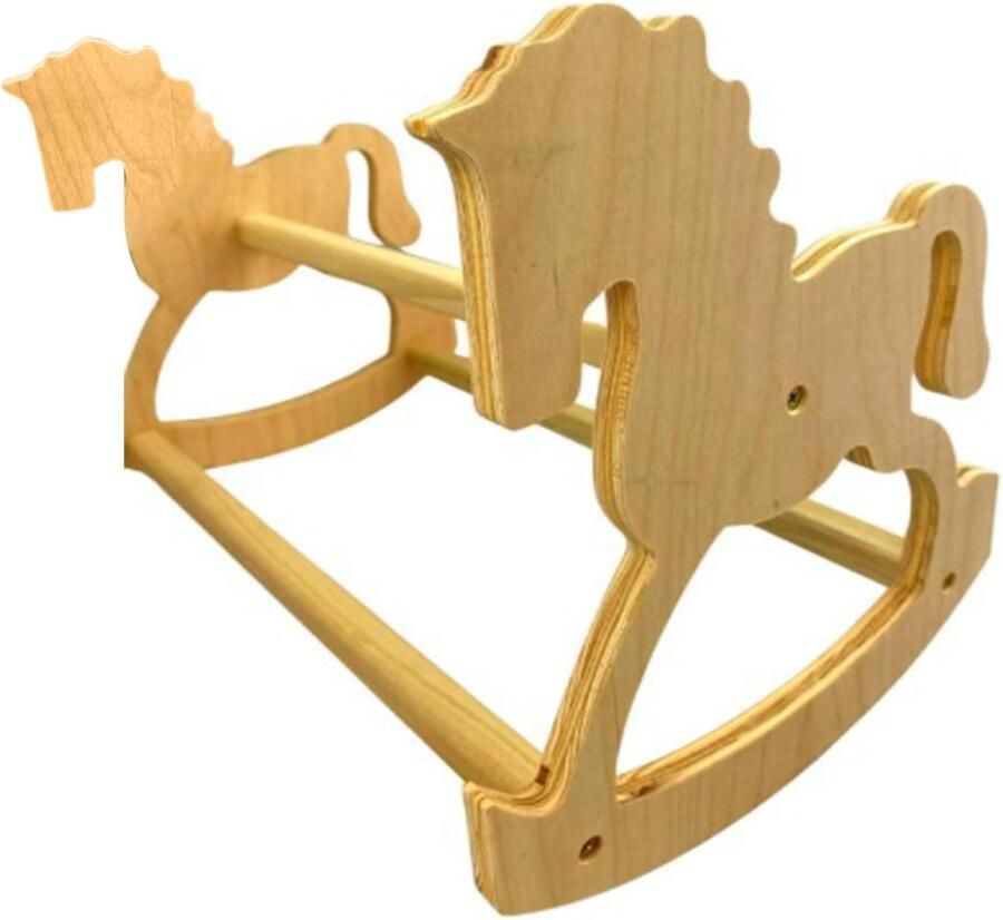 Kip Roosting Baars Kippenspeelgoed Broeder Kuikens Trainen Handgemaakt Van Hout 37x26.5x18.5cm Paard Vorm