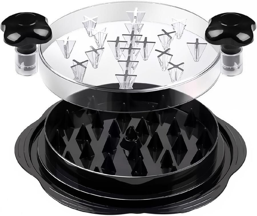 Kip Versnipperaar Vleesmolen Tool Snel Pulled Chicken Anti-slip Bodem 10 Inch Zwart