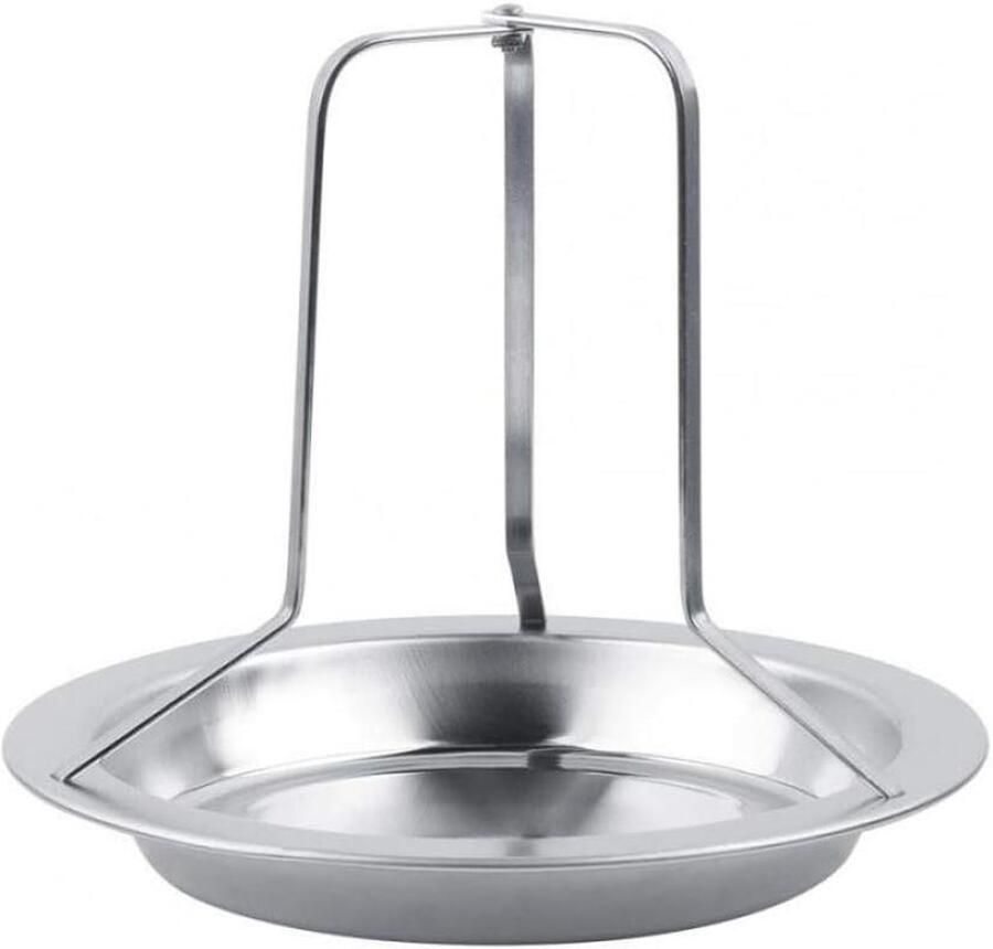 Kiphouder RVS Kip Rek Kip Grillen Anti-aanbaklaag 20 g Zilver