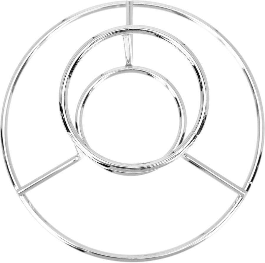 Kippen Grillrek Vogelhouder Verticaal Grillen Roestvrij Staal 17 x 17 cm Zilver