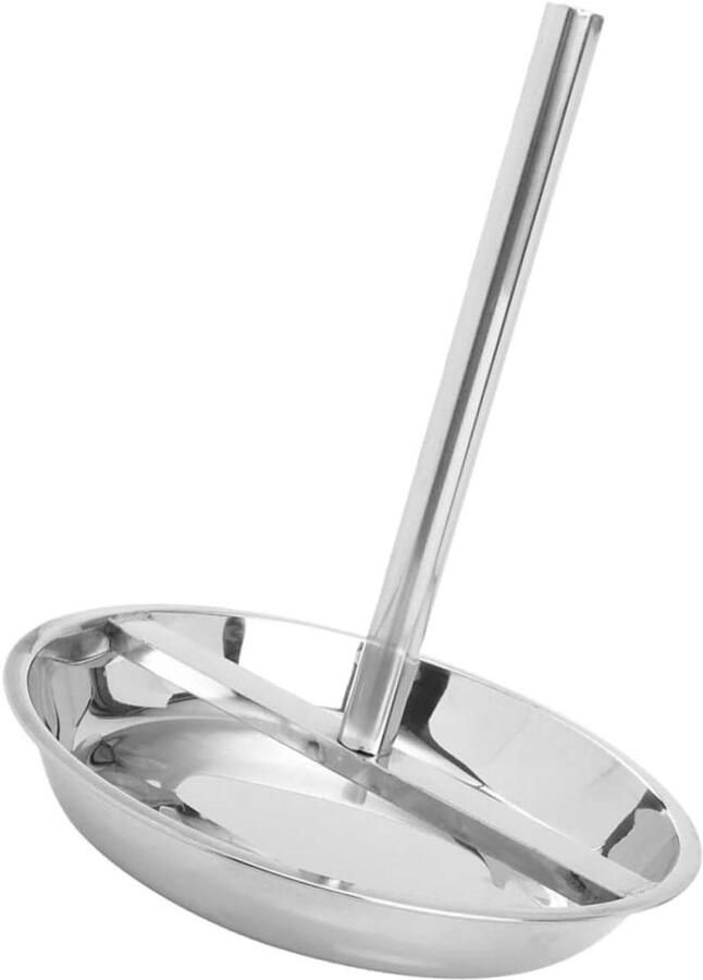 Kippenrek Kalkoenpan Braadrek Grill Kip Bereiden Verticale Houders 28x28x28.5CM Zilver