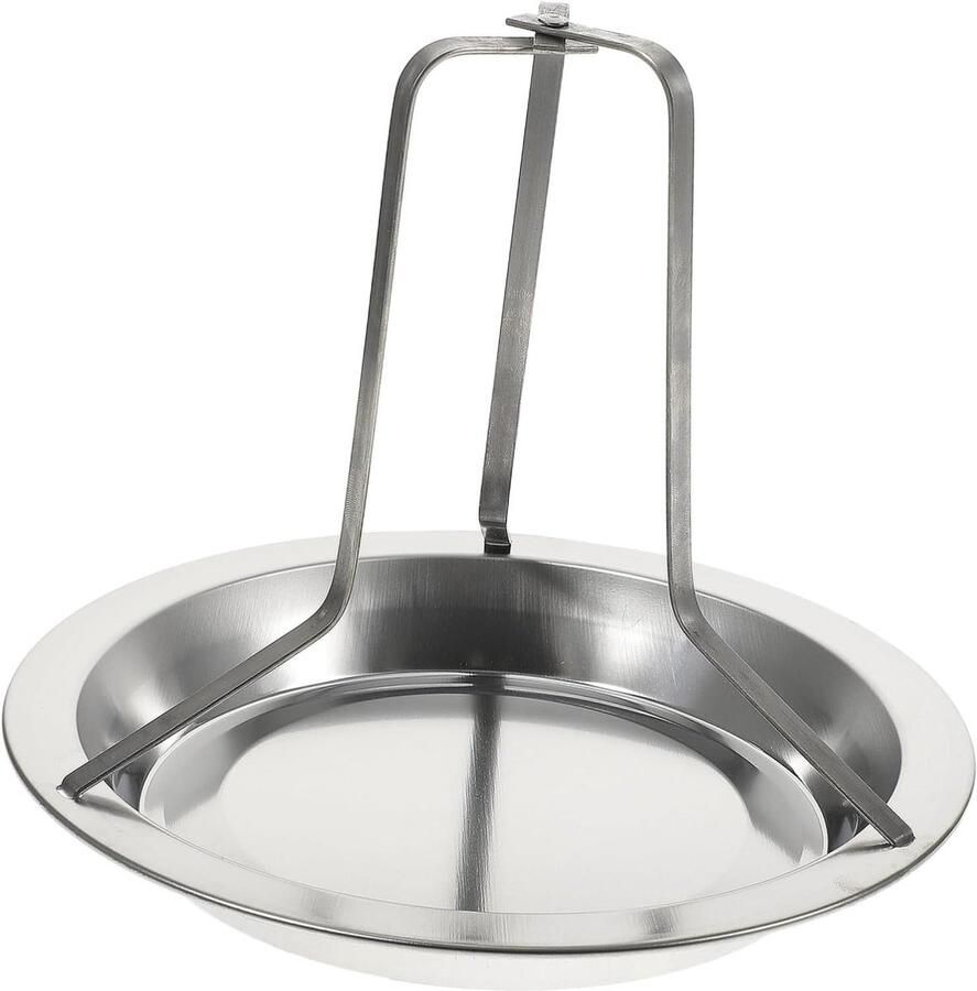 Kippenvleugelgrill Grillrek Kip Buiten Koken Roestvrij Staal 19x19CM Zilver