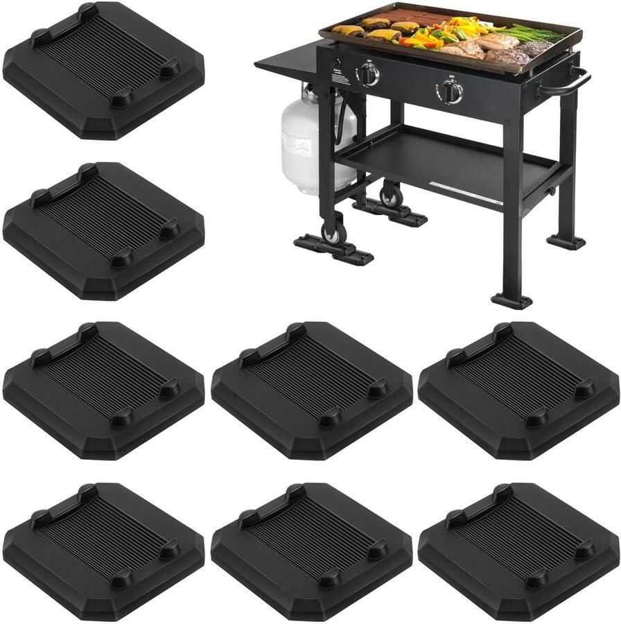Kit met 8 Grill Leveling Shims Voor Gelijkmatige Kookresultaten