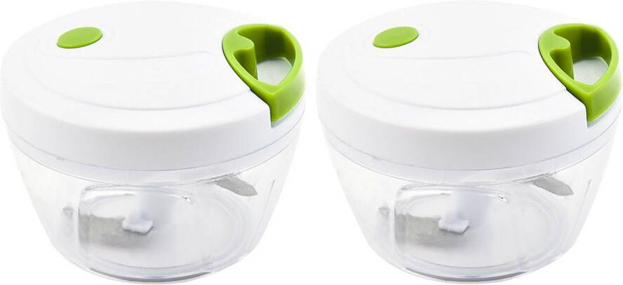 Kitchen Groentesnijder met trekkoord Chopper Keukenmolen Hakmolen handmatig groentehakker voor ui-knoflook-groenten