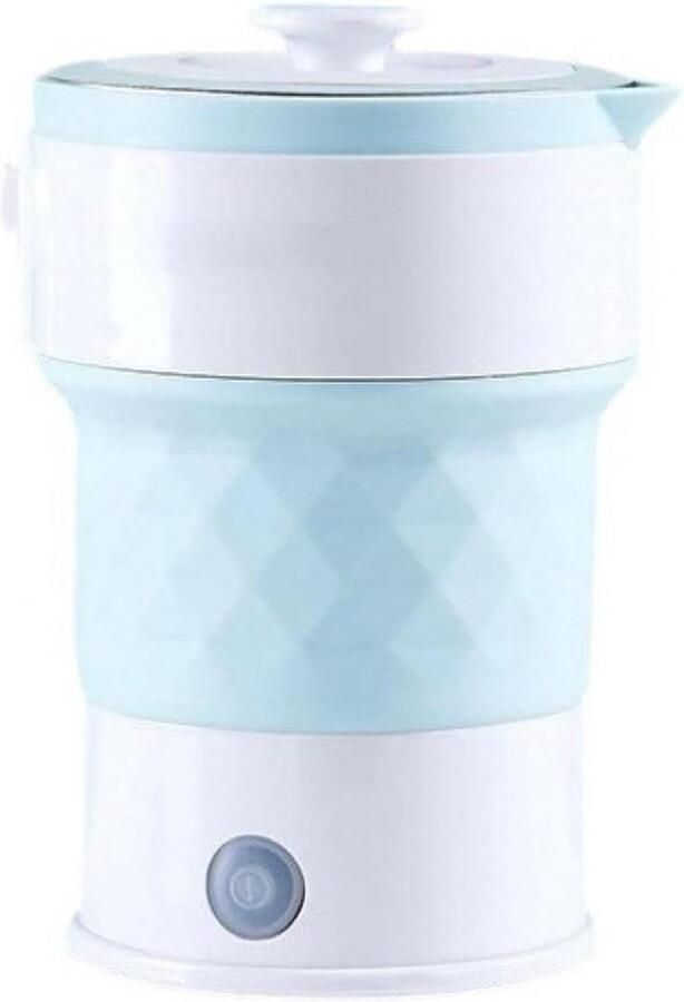 Klapbare Waterkoker Mini Waterkoker Reizen Snel Water Koken Ruimtebesparend Ontwerp 600 ml Wit