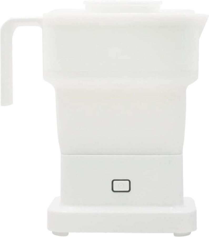 Klapbare Waterkoker Reis Waterkoker Compact Reizen Anti-Droogkook Beveiliging 0.6 Liter RVS
