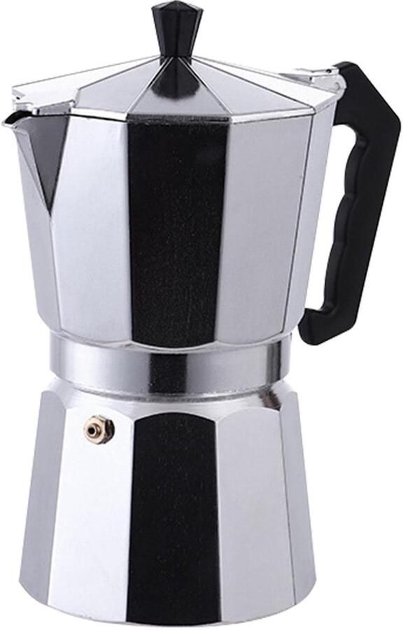 Klassieke Aluminium Espressomaker voor op het Fornuis 50ml