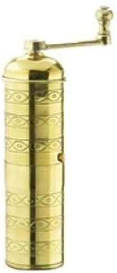 Klassieke Handkoffiemolen met Messing Details voor Verse Koffiesmaak