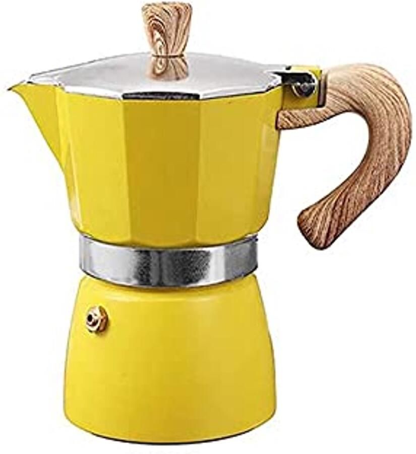 Klassieke Italiaanse kookplaat espressomachine voor sterke espresso