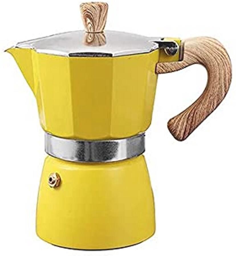 Klassieke Italiaanse kookplaat espressomachine voor sterke espresso