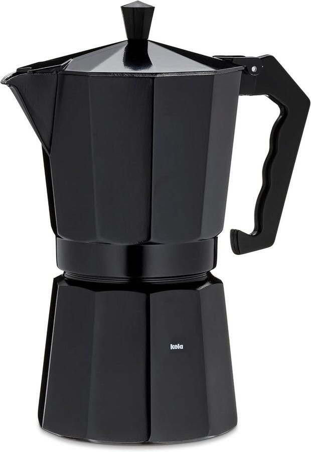 Klassieke Italiaanse Mokkapot voor 9 Kopjes Espresso Geschikt voor Gas Elektrisch & Keramisch Fornuis