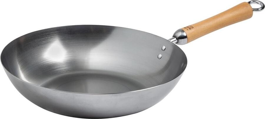 Klassieke Koolstofstaal Koekenpan 30 cm