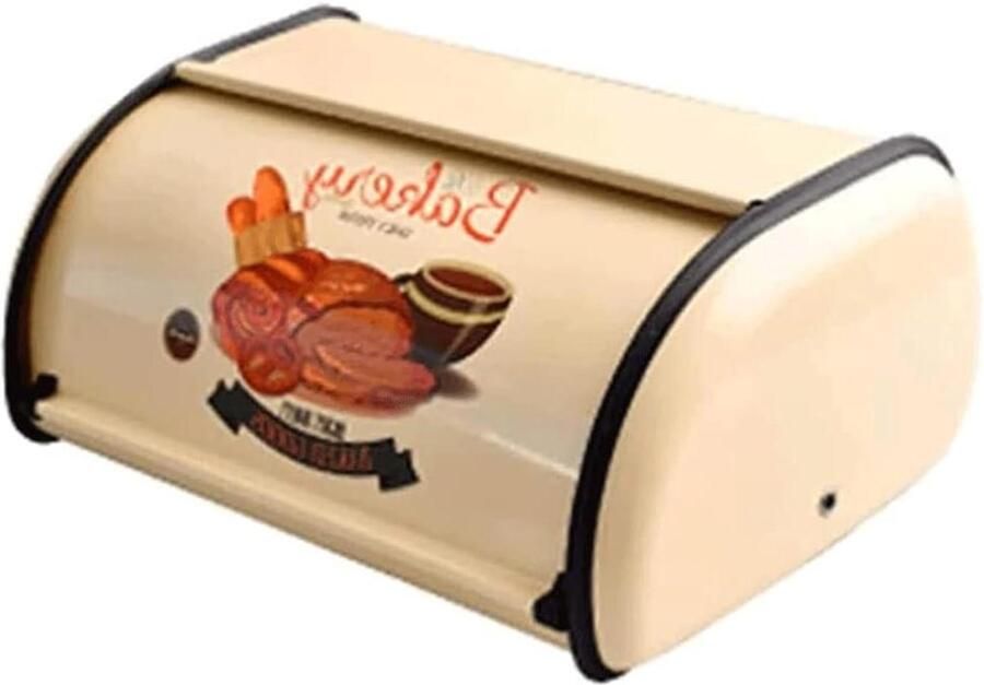 Klassieke metalen broodtrommel Grote capaciteit 5l 175oz Broodopslag Broodhouder Opslagcontainer Geventileerde broodtrommel