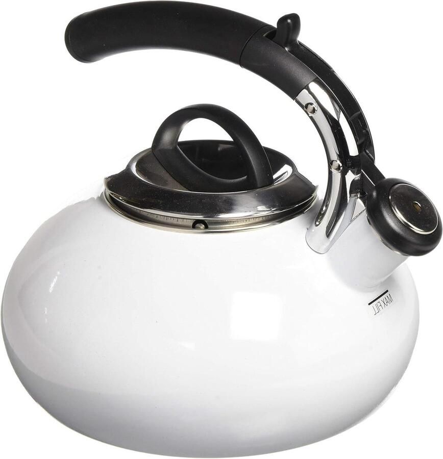 Klassieke Waterkoker Grote Ketel Water Koken Snelle Verwarming 2 Liter Wit