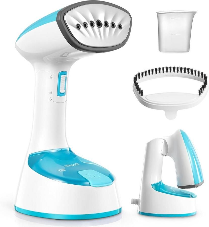 Kledingstomer Handheld Stoomapparaat Kleding Kreukels Verwijderen Opvouwbaar Ontwerp 25 Sec Opwarmen Aqua