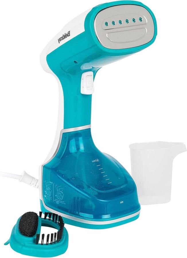 Kledingstomer Handheld Stoomapparaat Kleding Kreukels Verwijderen Snel Opwarmen 260 ml Tank Turquoise Wit