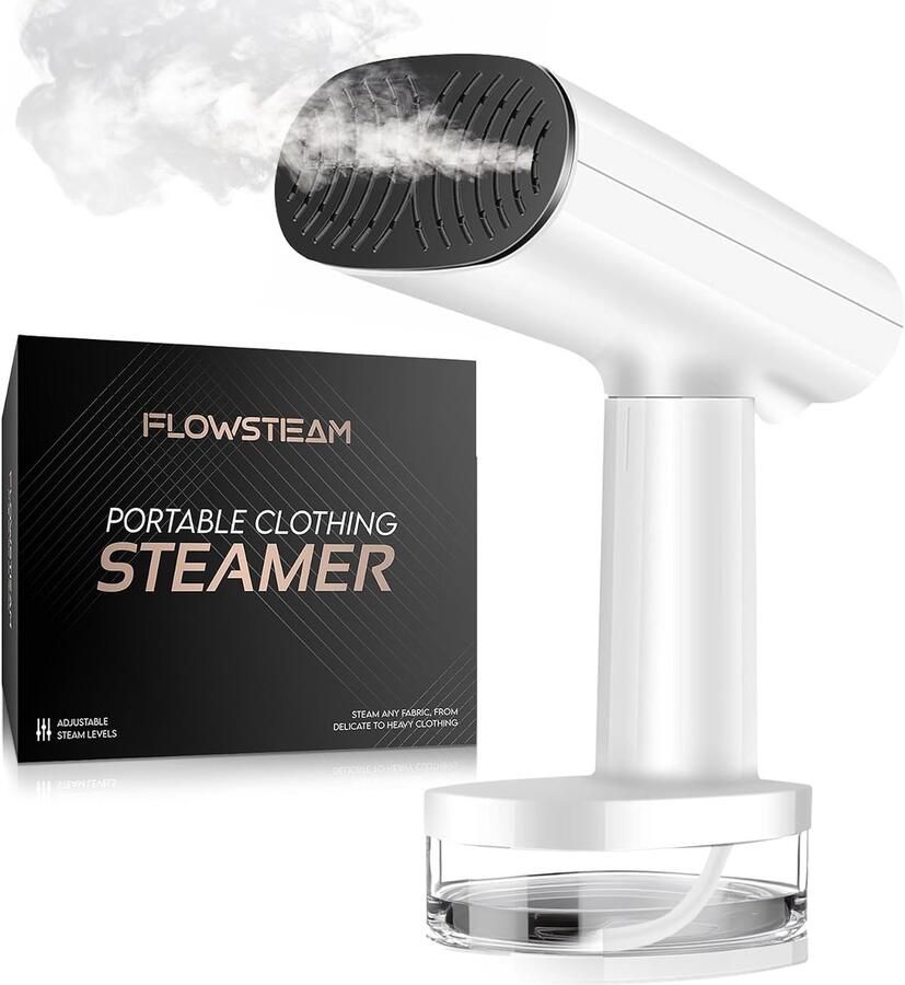 Kledingstomer Luxe Handstomer Strijkapparaat Kleding Kreukvrij Maken Snel Opwarmen 25s 370ml Tank Wit