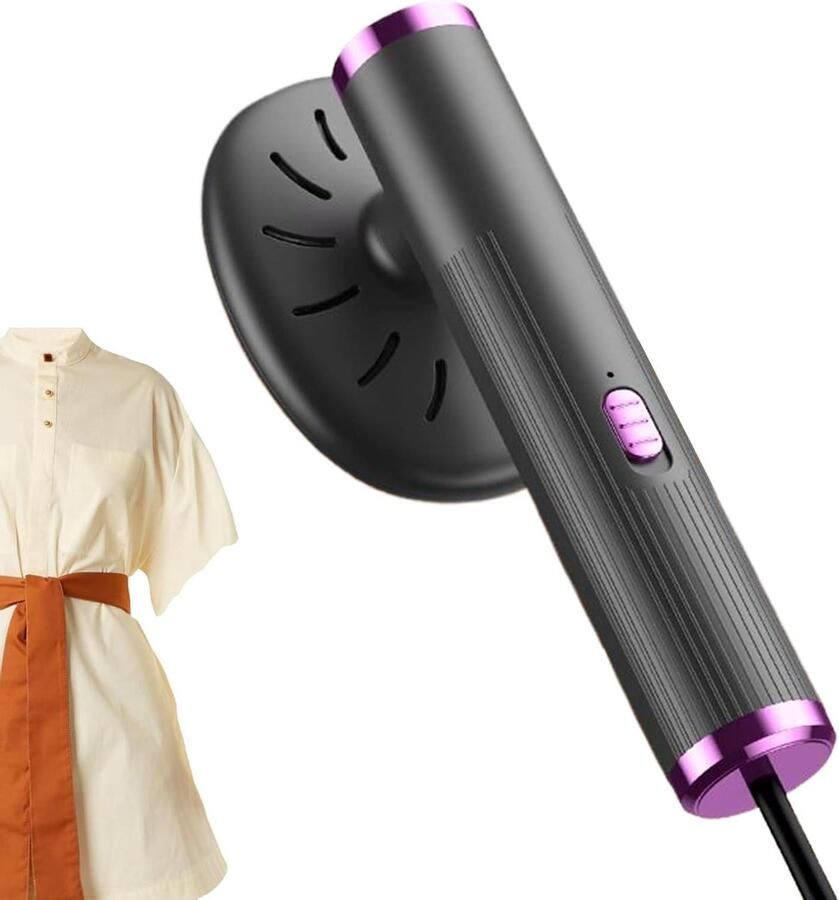 Kledingstomer Stoomkoker Reisstomer Kleding Ontkreuken Dubbele Stoommodus 28.6 cm Zwart