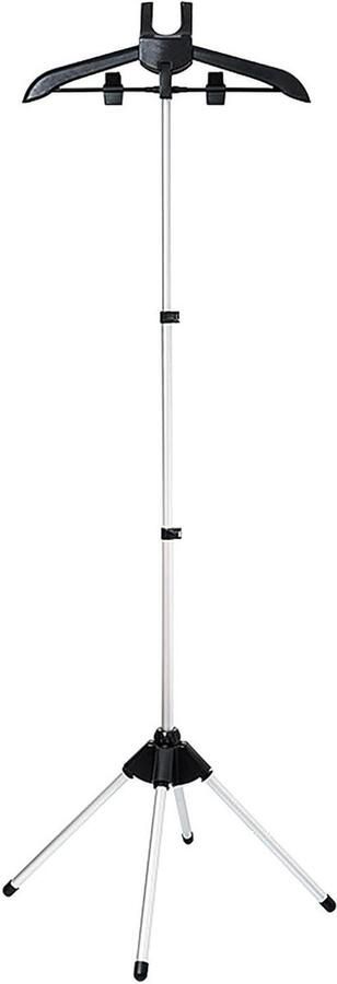Kleerhanger standaard Stoomkoker houder Kleding stomen 360 graden draaibaar Tot 155 cm hoog Zwart