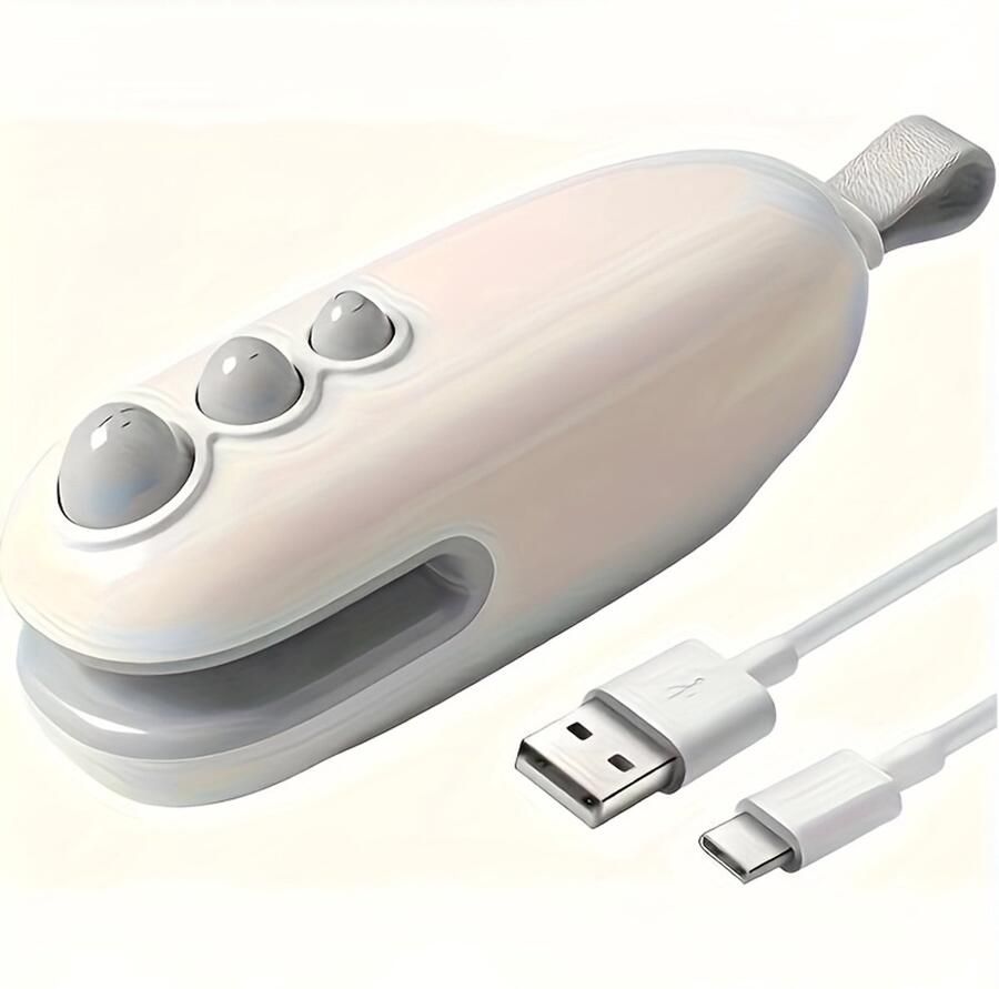 Klein draagbaar vacuümapparaat Geschikt voor huishoudelijk gebruik Geschikt voor het sealen van snacks plastic zakken en het conserveren van voedsel