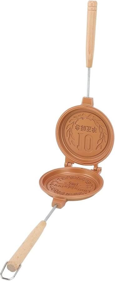 Klein Toastapparaat voor Sandwiches Dubbelzijdige Bakplaat voor Brood en Gegrilde Kaas Perfect voor Snacks en Taarten