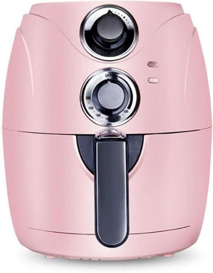 Kleine Airfryer Compacte Friteuse Snelle Maaltijden Geluidsarm Werken 25 Liter Roze