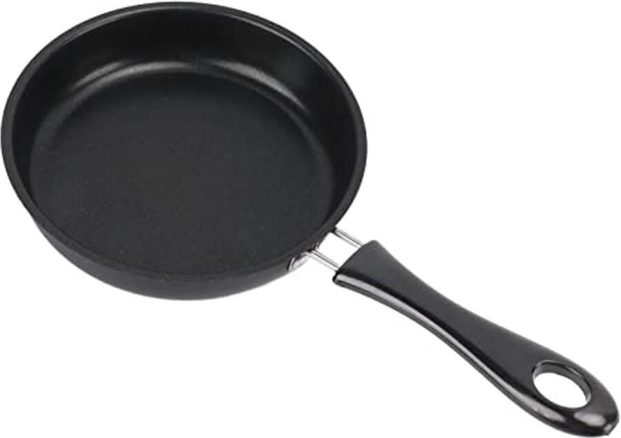 Kleine Anti-aanbak Omeletpan Roestvrijstalen Koekenpan voor Gezond Koken (14CM)