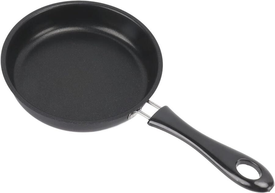Kleine Anti-aanbak Omeletpan Roestvrijstalen Koekenpan voor Gezond Koken (14CM)