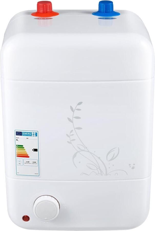 Kleine boiler Warmwaterboiler Elektrisch Direct Warm Water Drukbestendig Roestvrij Staal 8 liter Wit