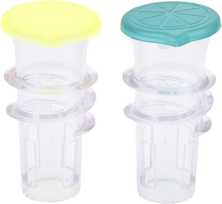 Kleine Citroenpers Sapmaker Citrus Thuisgebruik Reizen Efficiënte Spiraal Compact Formaat Groen Geel