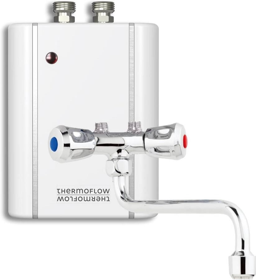 Kleine doorstroomboiler 35 W energiezuinig 230 V wit