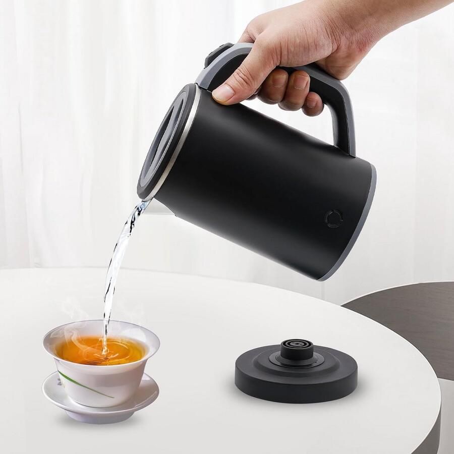 Kleine Draagbare Waterkoker 800 ml voor Reizen en Camping