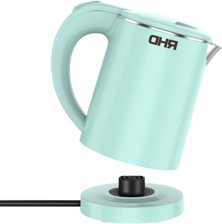 Kleine draagbare waterkokers voor kokend water roestvrijstalen reiswaterkoker snel koken theepot met droogkookbescherming automatische uitschakeling perfect voor reizen koken koffie thee