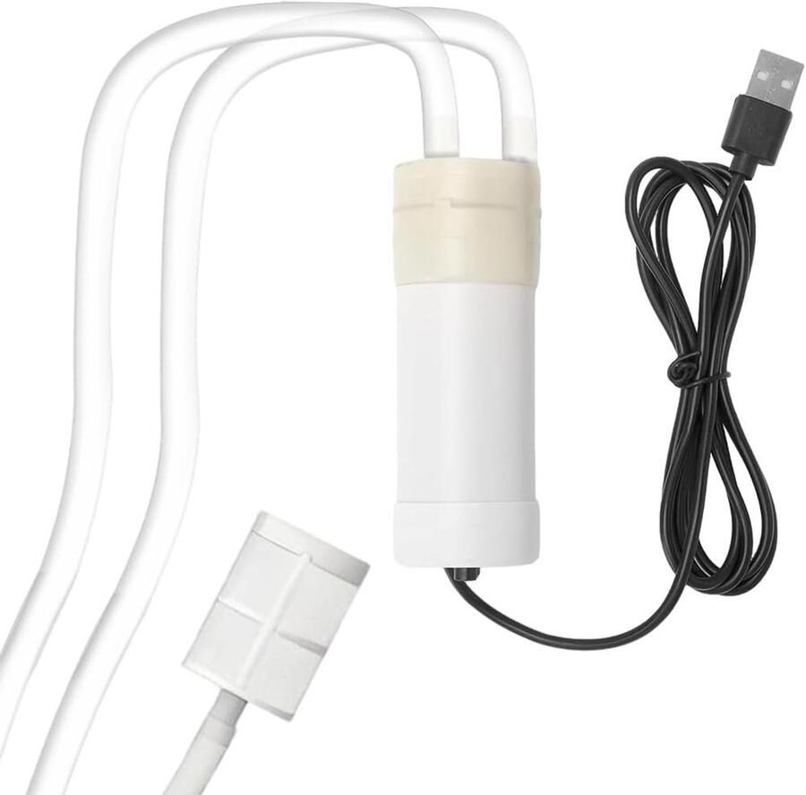 Kleine elektrische circulatiepomp met zelfaanzuiging 1 m PVC-slang en roestvrijstalen filter voor snijmachines en haakse slijpers