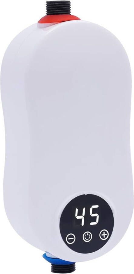 Kleine Elektrische Doorstroomboiler met Led Temperatuurweergave 5500 W 220 V Energieklasse A voor Keuken en Badkamer