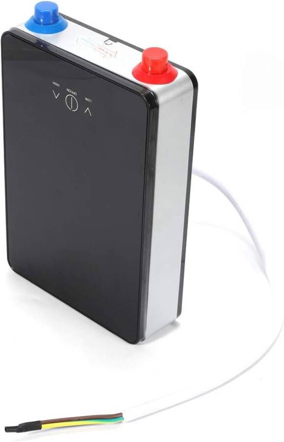 Kleine elektrische doorstroomboiler voor warm water in badkamer en keuken