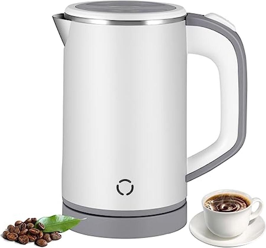 Kleine elektrische waterkoker 800 ml Compacte reiswaterkoker met automatische uitschakeling