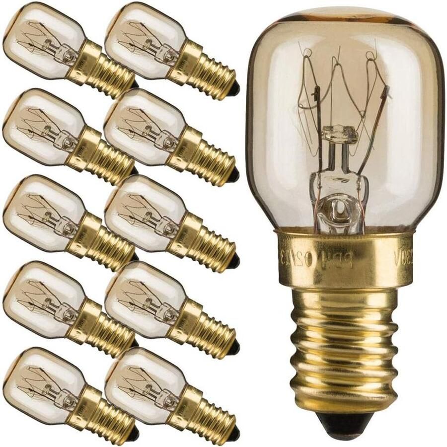 Kleine Gloeilampen Mini Lampjes Oven Verlichting Dimbaar 10 Stuks Helder