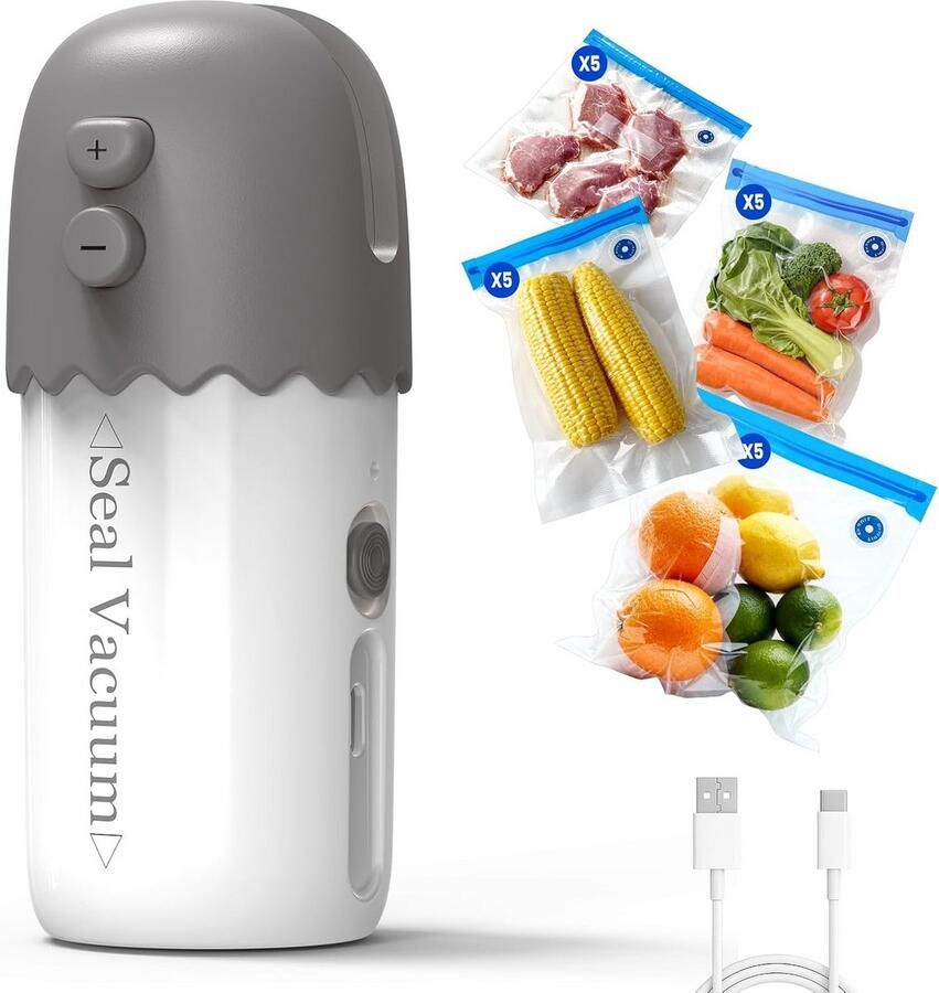 Kleine Handmatige Vacuümmachine voor Voedselopslag en Accessoires