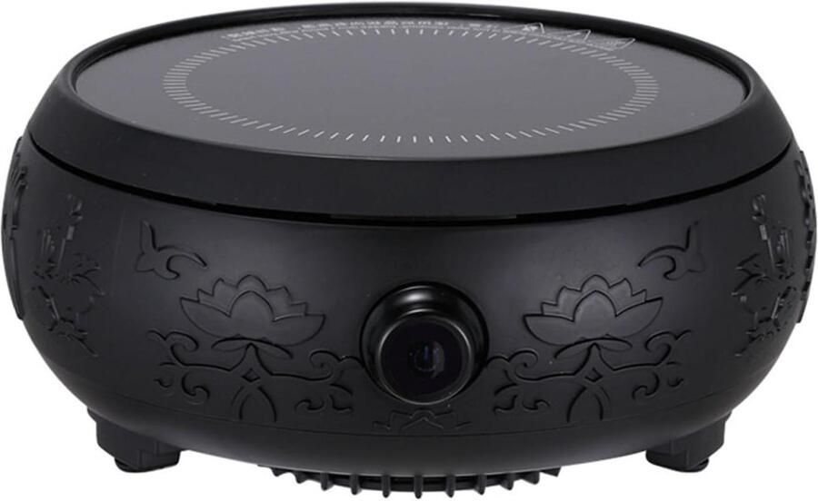 Kleine Inductie Kookplaat Elektrisch Fornuis Theemaker Water Koken Compact Draagbaar 21 x 9.5 cm Zwart