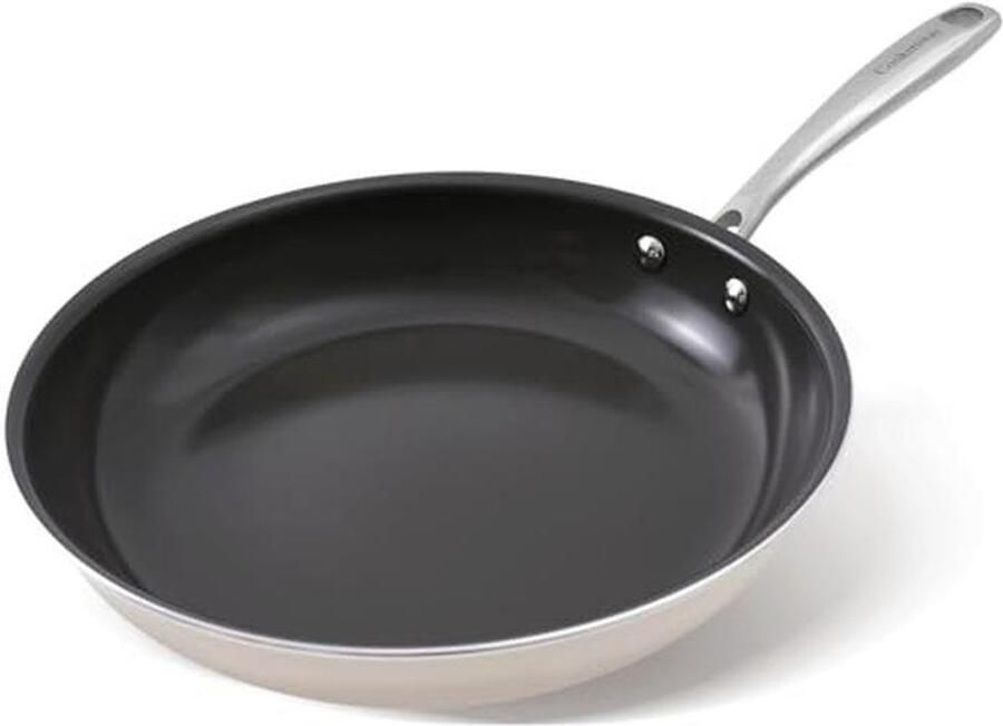 Kleine Keramische Kookpan 20 cm Niet-klevend PFOA Vrij Geschikt voor Alle Fornuissoorten