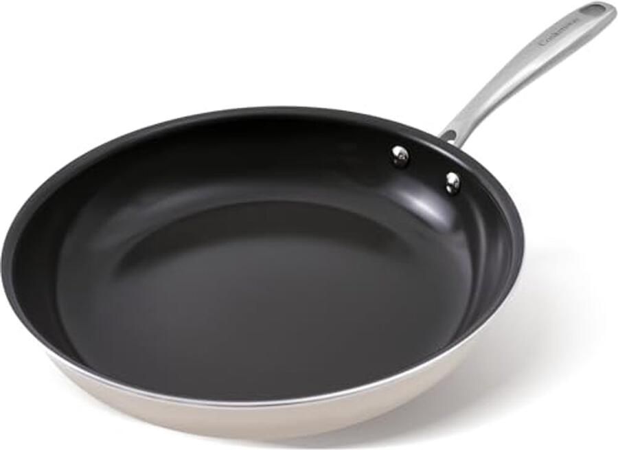 Kleine Keramische Kookpan 20 cm Niet-klevend PFOA Vrij Geschikt voor Alle Fornuissoorten