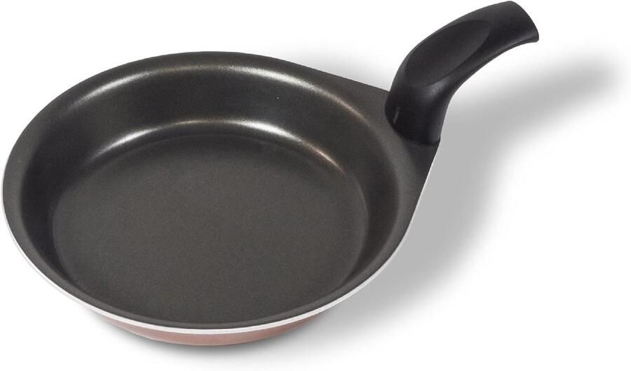 Kleine Koekenpan 16 cm Aluminium Antiaanbaklaag en Hittebestendige Grepen