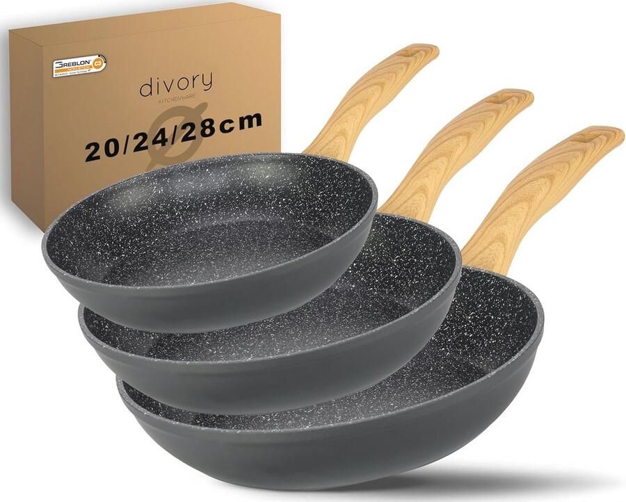 Koekenpan 16cm Kleine universele pan met antiaanbaklaag voor alle fornuizen Veilige handgrepen vaatwasmachinebestendig
