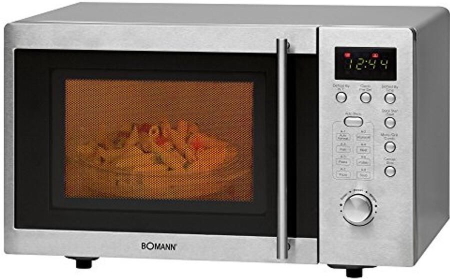 Kleine Magnetron met Grill en 8 Programma's 1000 Watt 20 Liter Ruimtebesparend
