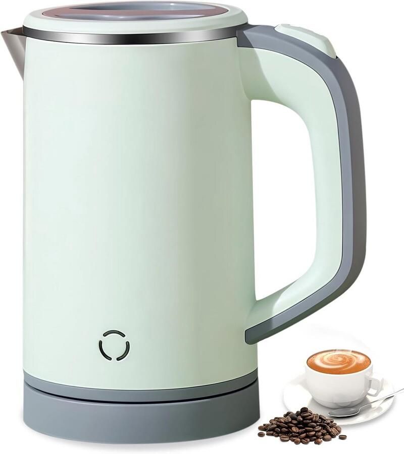 Kleine Reiswaterkoker 800 ml RVS Snel Koken voor Onderweg