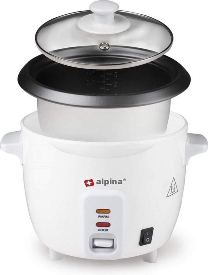 Kleine Rijstkoker 0.6L 300W Automatisch Warmhouden Ideaal voor Singles