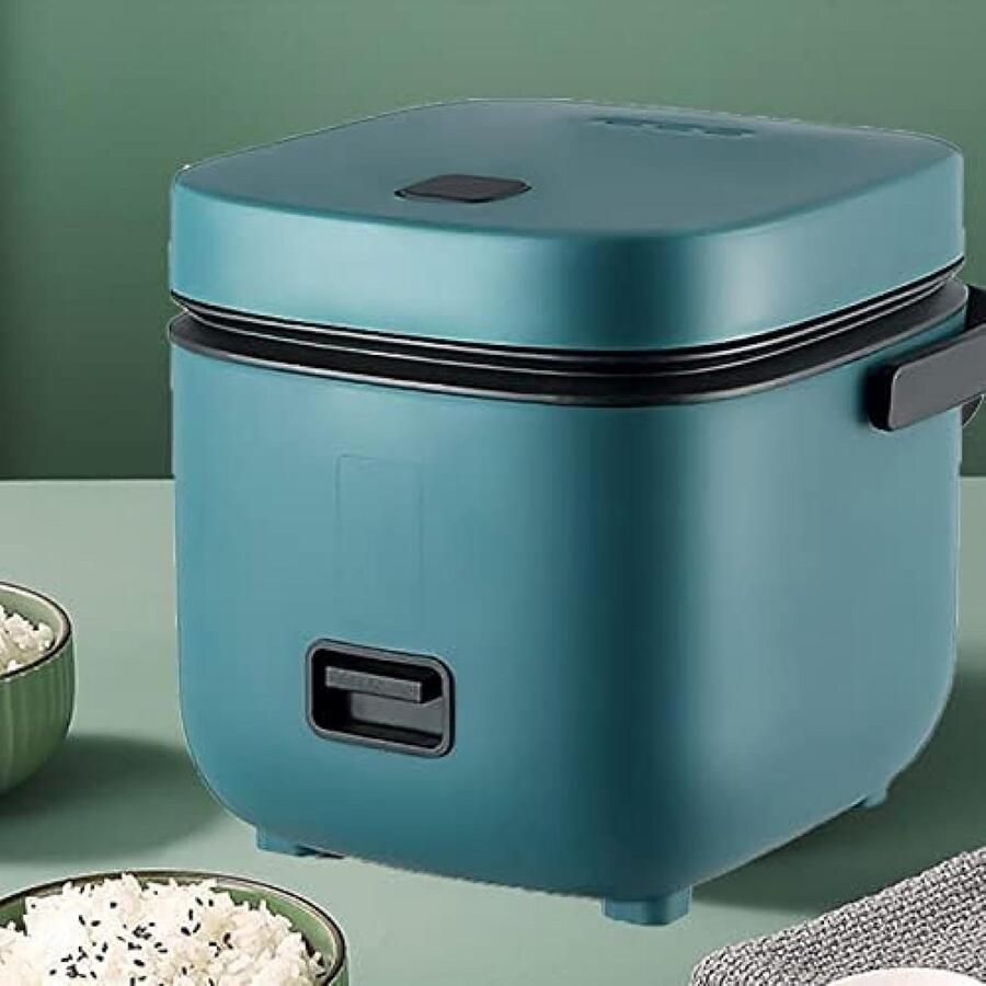 Kleine Rijstkoker 1.2L voor 1-2 Personen met Stoomfunctie en Antiaanbaklaag